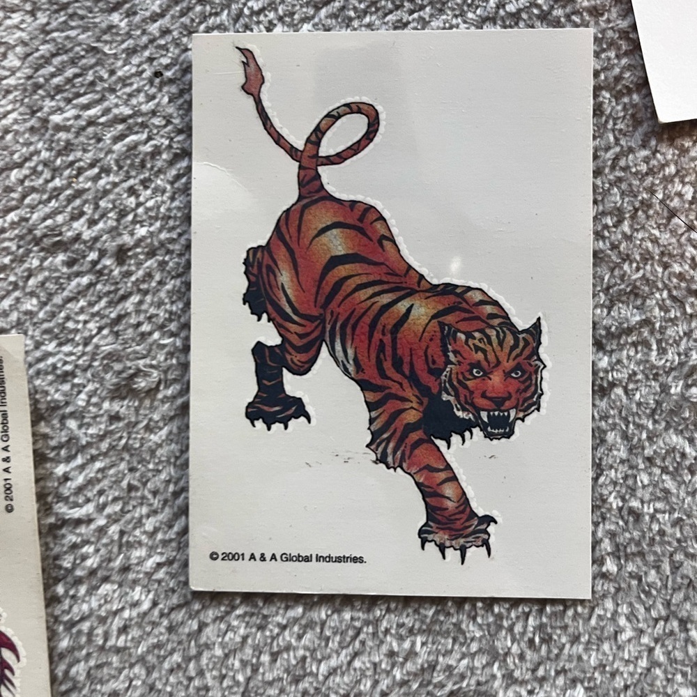 Vintage Temporary Tattoos and Vintage sticker lot (Spongebob, Hulk, etc) - Picture 7 of 13